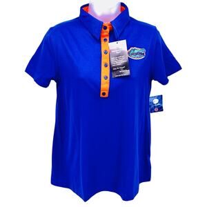 Sporty U NWT Florida Gators Maternity Polo Shirt Womens Size M